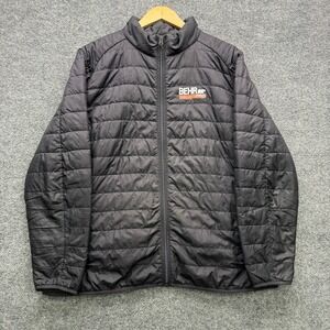 CORE365 Warm Logik Puffer Jacket Womens 2XL Black Long Sleeve Insulated Outdoor